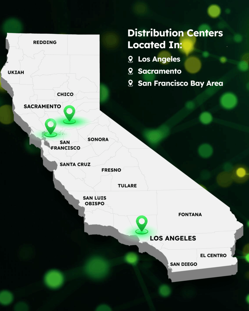 California Service Map
